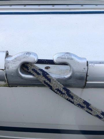 Chaumard rayé et tordu